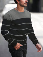 Bennington | Klassieke Gestreepte Crewneck Trui