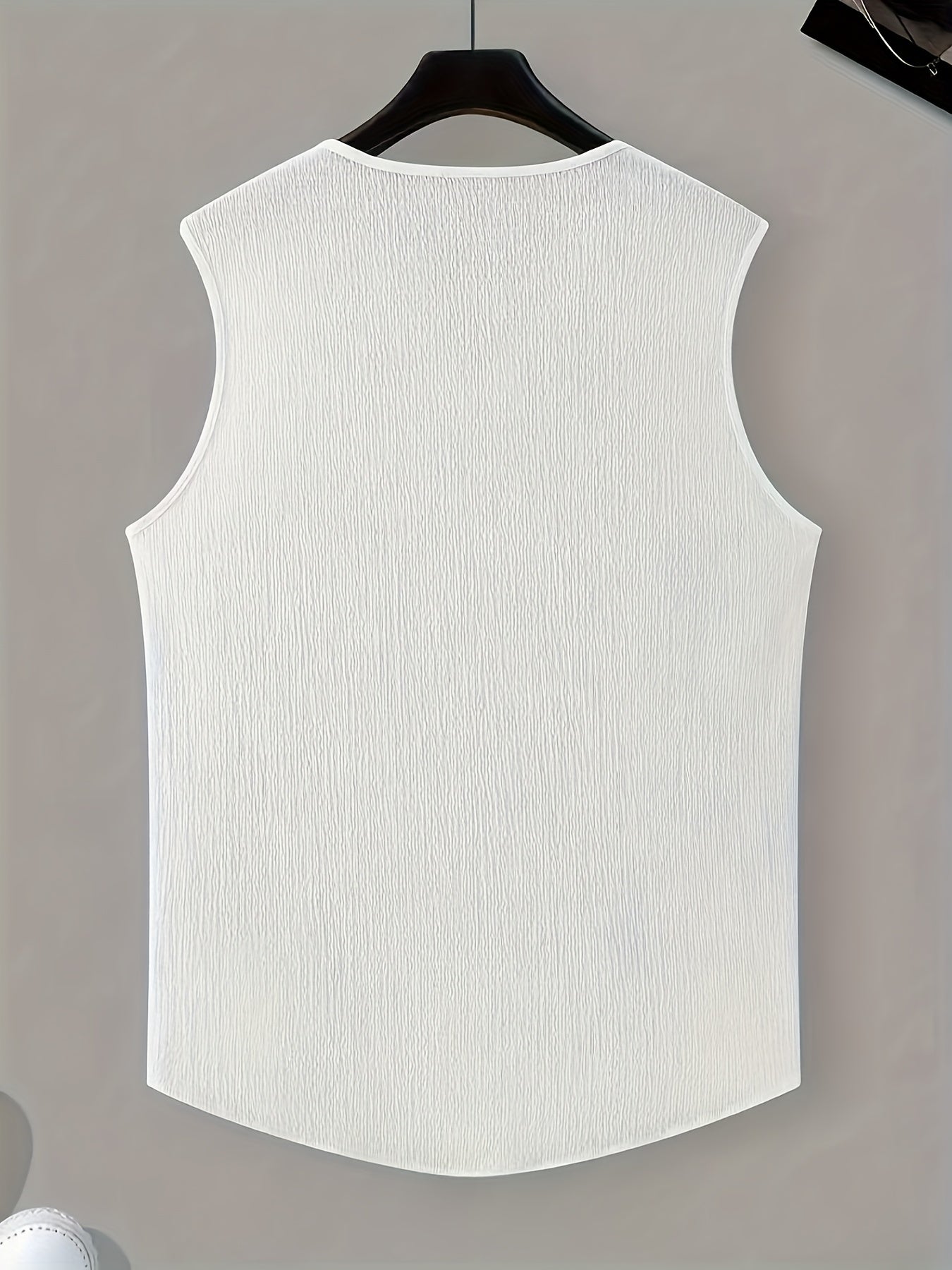 Damon | Ontspannen Split-Neck Tanktop