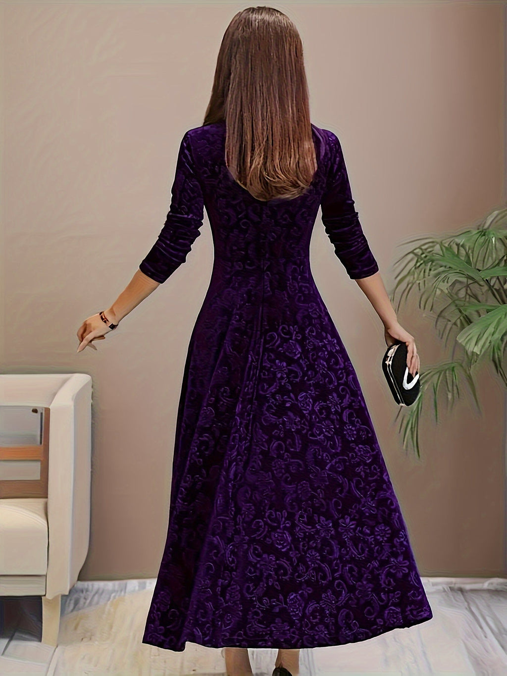 Nicola™ Elegante Fluwelen Jurk