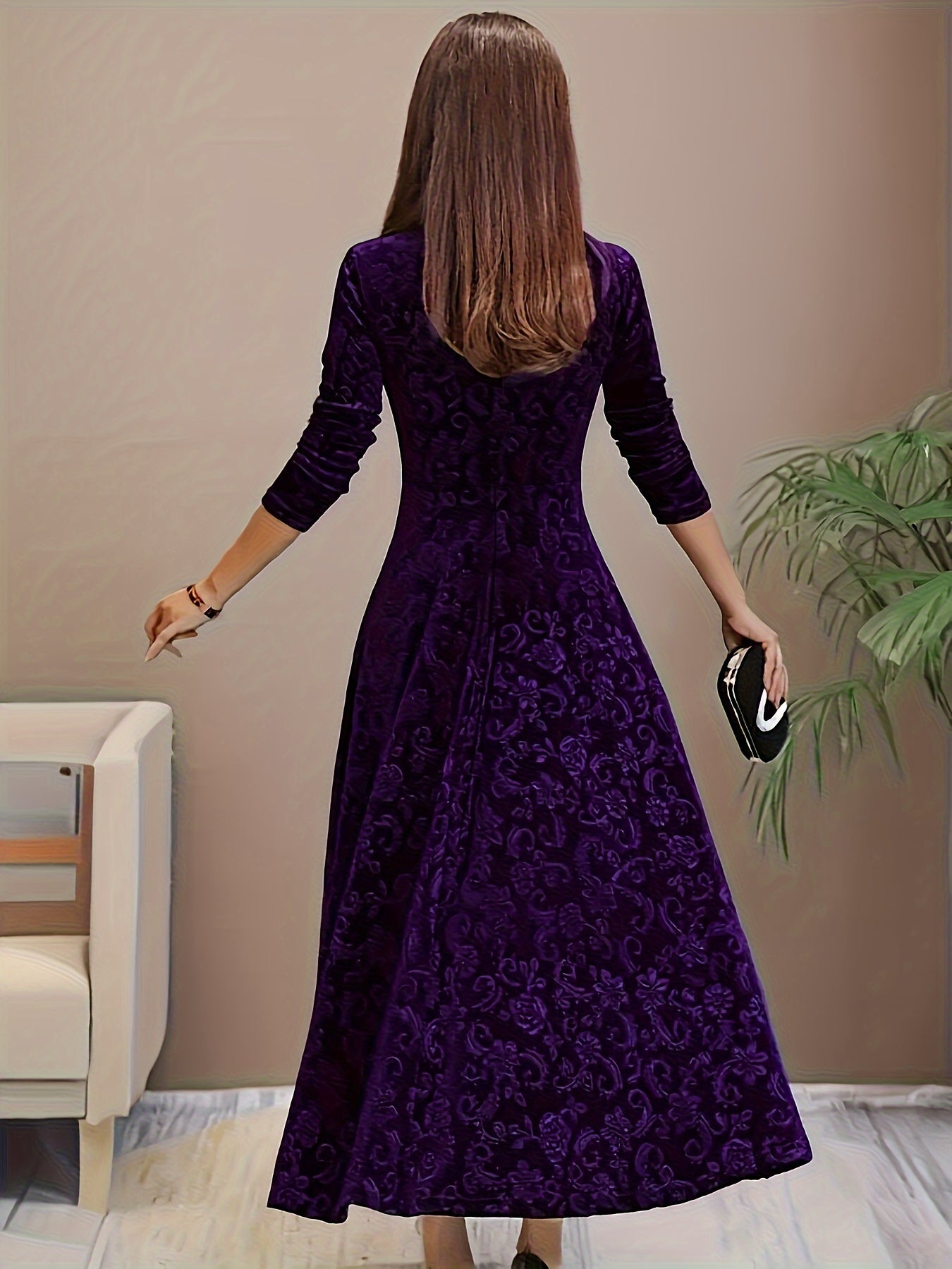 Nicola™ Elegante Fluwelen Jurk