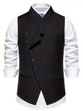 Jasper | Schuin-Knoop Notch Lapel Vest