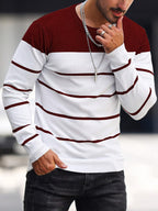 Bennington | Klassieke Gestreepte Crewneck Trui