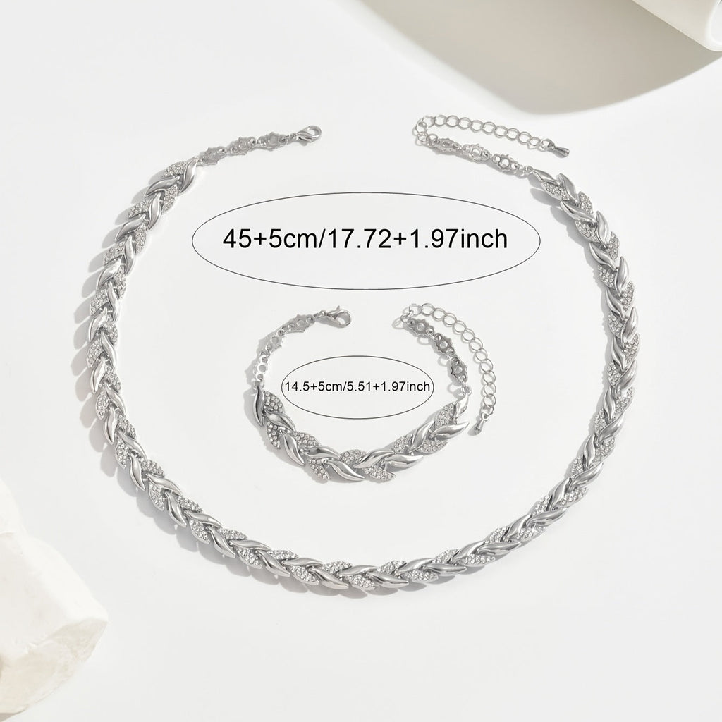Emma | Crystal Fishtail Sieradenset