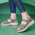 AMELIA | GEVOERDE MESH ORTHOPEDISCHE SANDALEN
