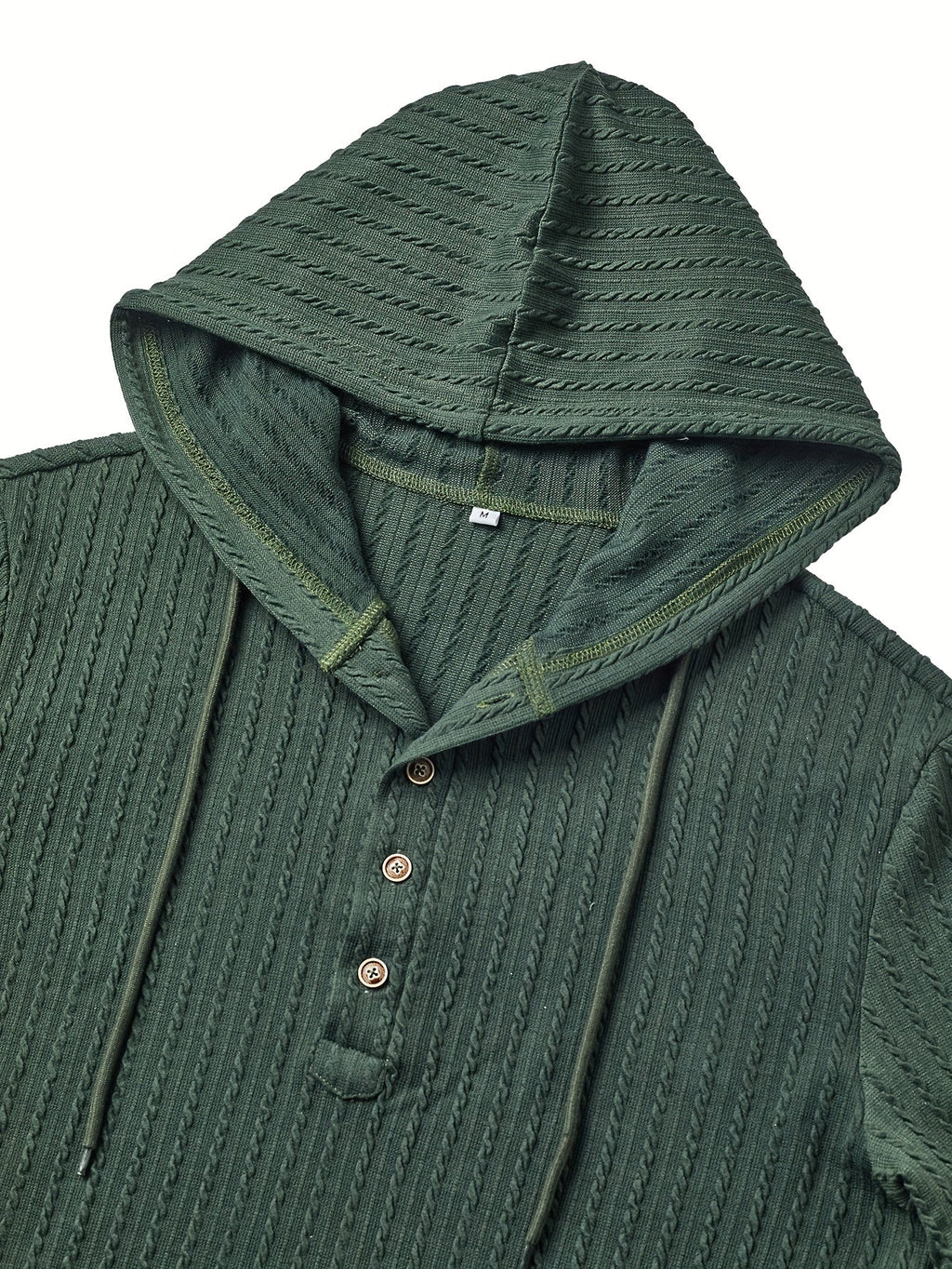 Gideon | Textured Hooded Henley
