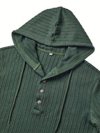 Gideon | Textured Hooded Henley