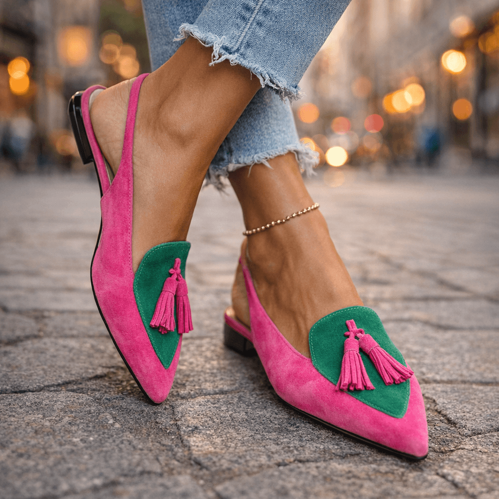 Eliza | Sandalen met bandjes en kwastjes