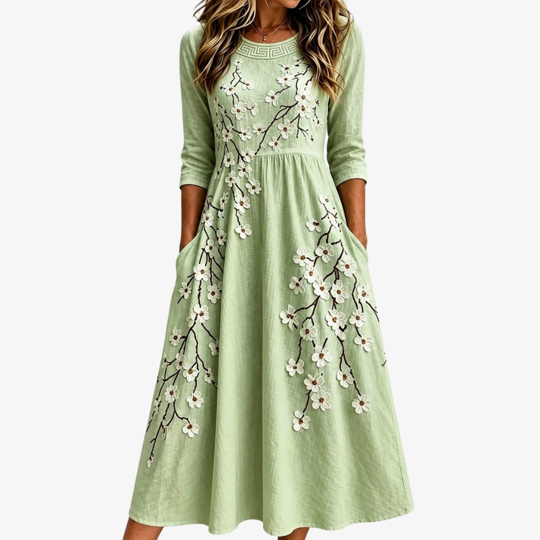 ELIZA | SAGE BLOSSOM TUIN POCKET MIDI JURK