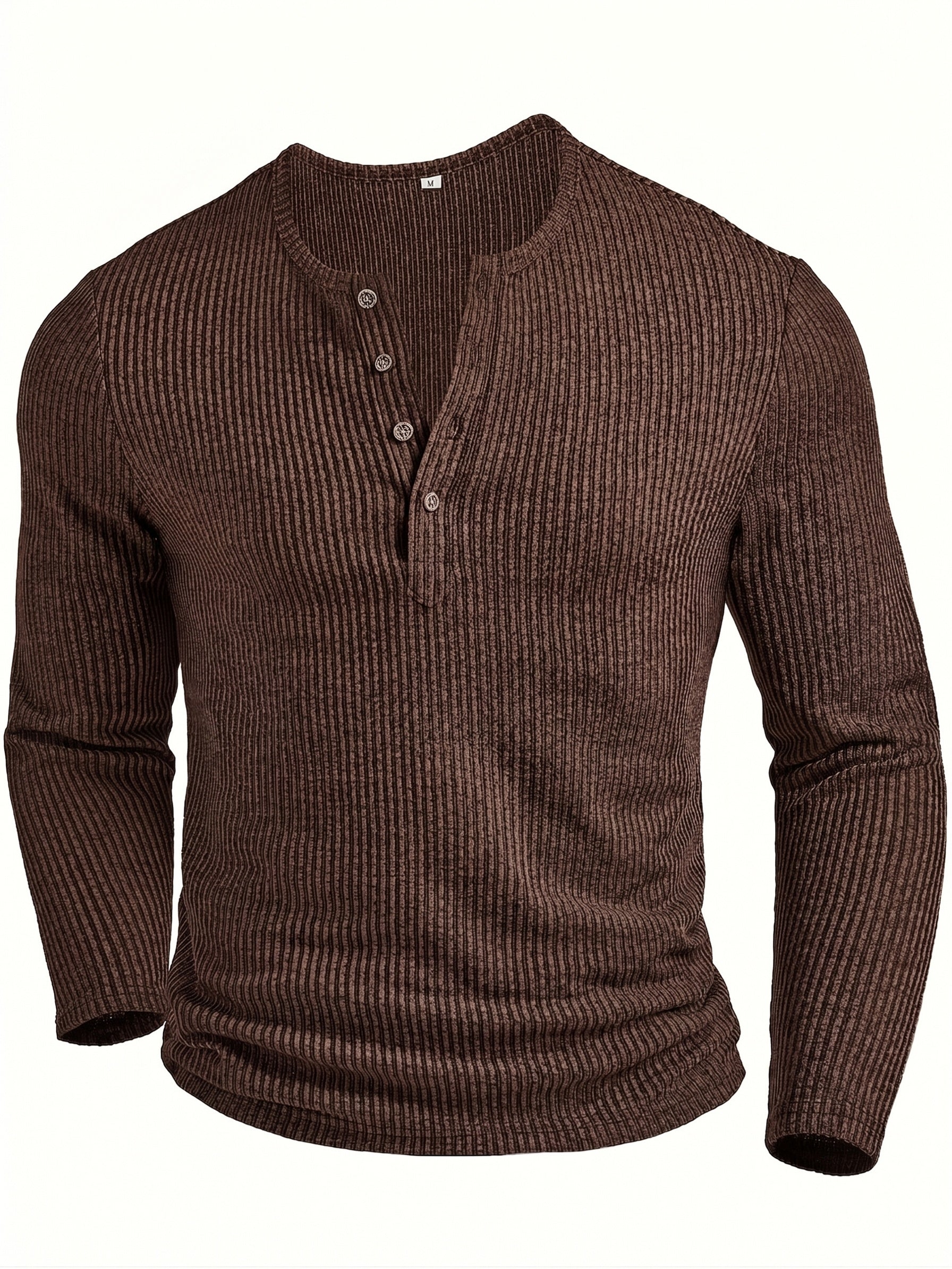 Callahan | Geribbelde Lange Mouwen Henley