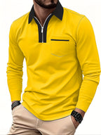 Fletcher | Verfijnde Zip-Kraag Polo Shirt