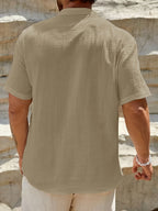 Adrian | Ontspannen Henley Shirt