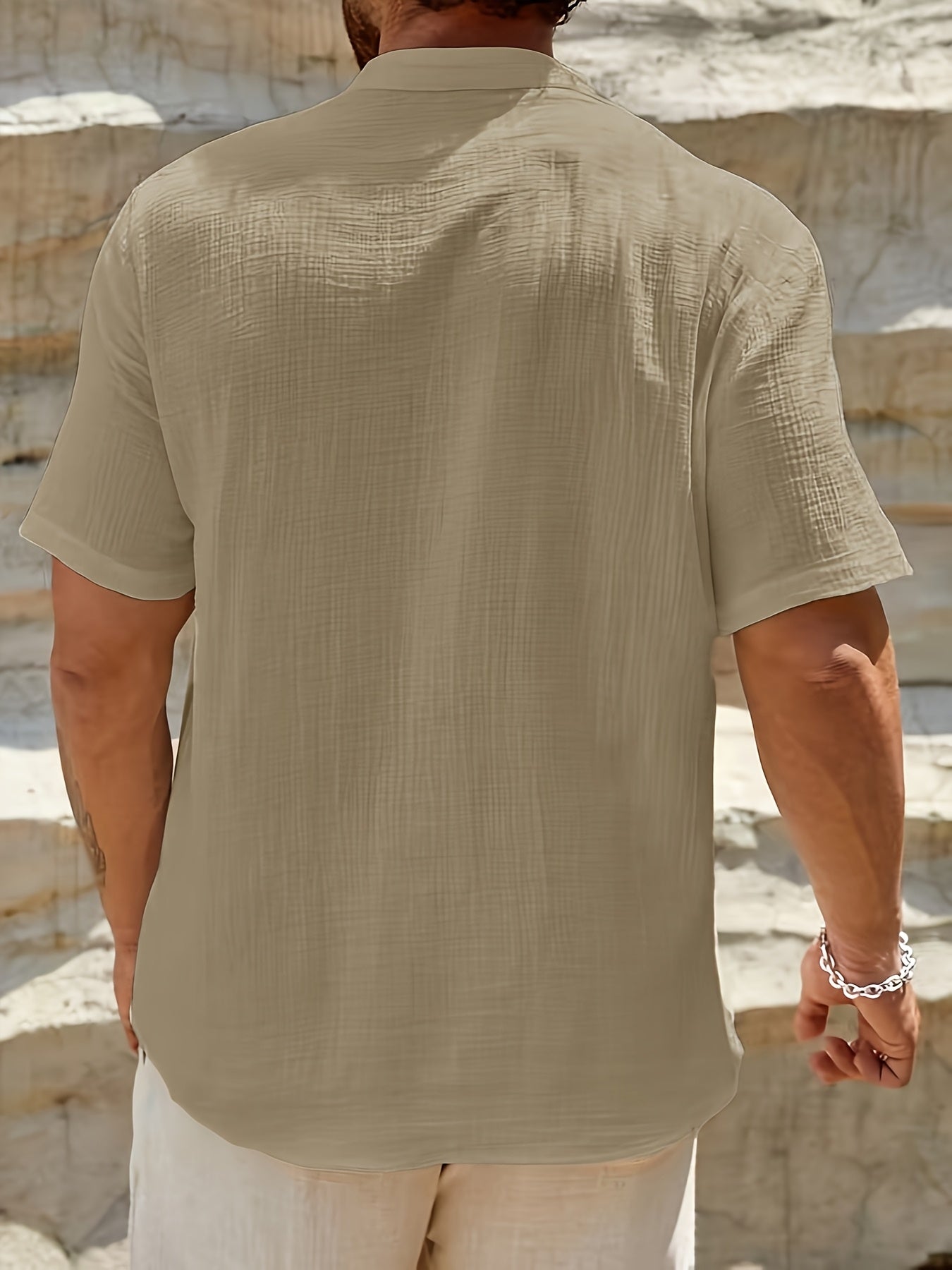 Adrian | Ontspannen Henley Shirt