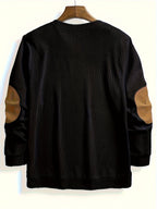 Desmond | Textured Contrast Pullover