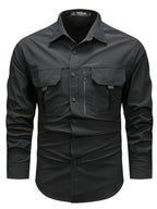 Damon | Robuuste Multi-Pocket Utility Shirt