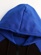 Carter | Kleurblok Rits-Op Hoodie Jacket