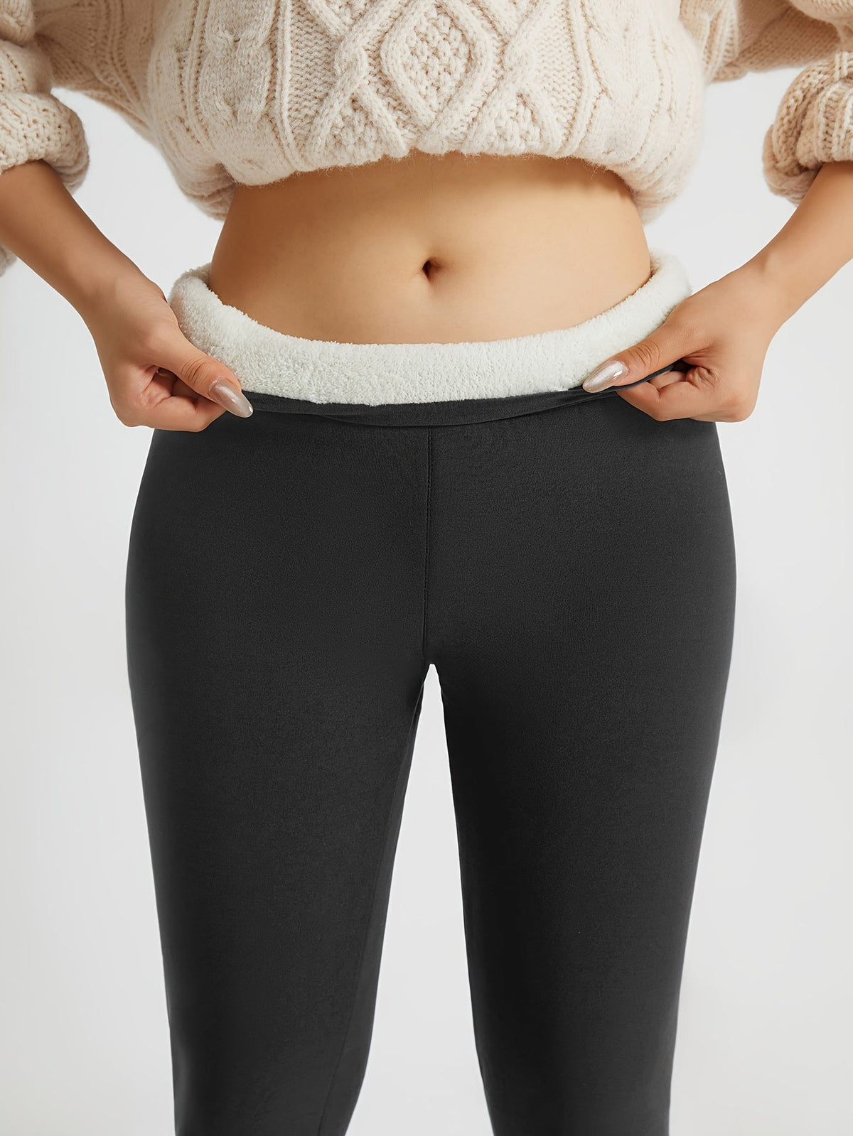 Thea | Hoge Taille Cozy Warme Leggings