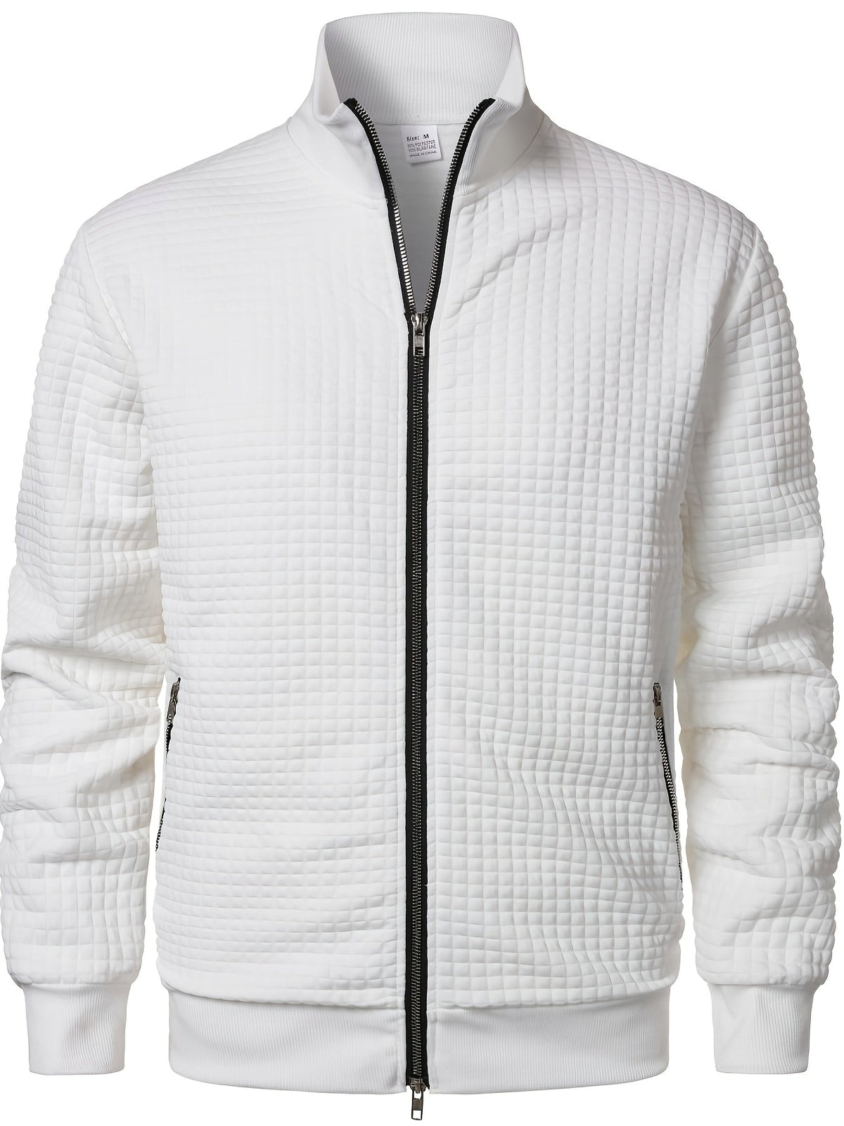 Griffin | Textured Zip-Up Jacket