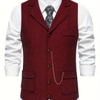 Winslow | Visgraat Effen Vest