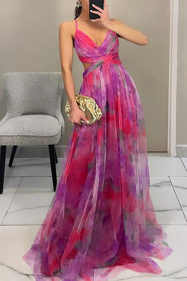 Giselle | Elegante Vloeiende Maxi Jurk