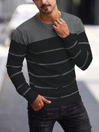 Bennington | Klassieke Gestreepte Crewneck Trui