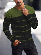 Bennington | Klassieke Gestreepte Crewneck Trui