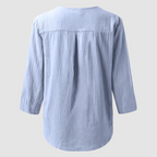 Melisa™ Casual Katoenen & Linnen Blouse