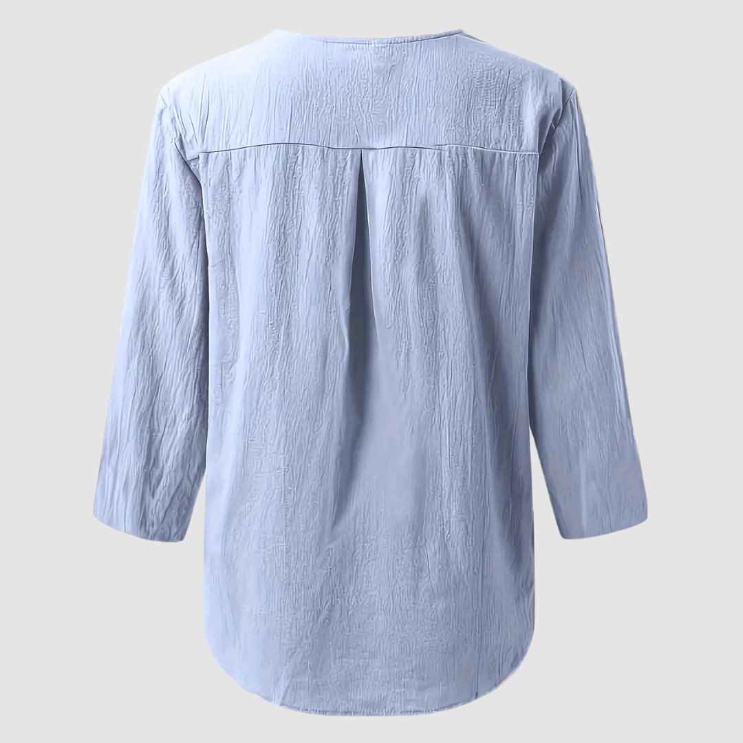 Melisa™ Casual Katoenen & Linnen Blouse