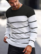 Bennington | Klassieke Gestreepte Crewneck Trui