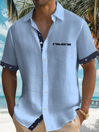 Bennet | Korte Mouwen Shirt aan Zee