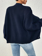 Winifred | Ontspannen Knopen-Voorkant Cardigan