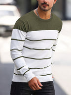 Bennington | Klassieke Gestreepte Crewneck Trui