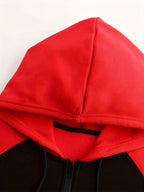 Carter | Kleurblok Rits-Op Hoodie Jacket