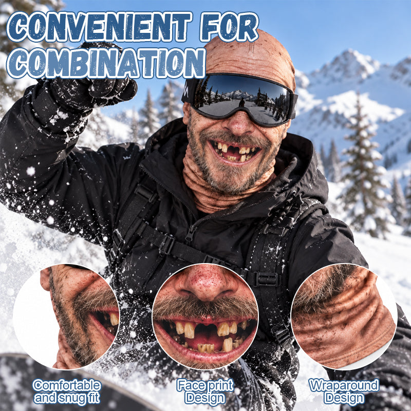 Funny Face Ski Mask – Realistic Winter Novelty Mask