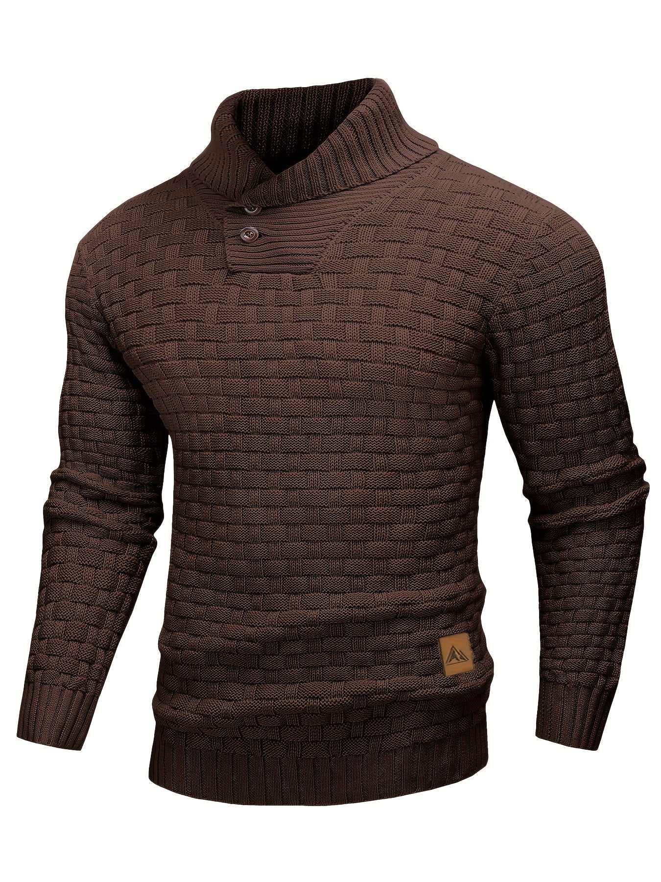 Malcolm | Textured Shawl-Collar Sweater