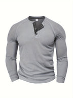 Jasper | Klassieke Knopsluiting Henley