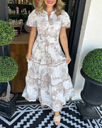 Esther™ Classic Toile Maxi Jurk