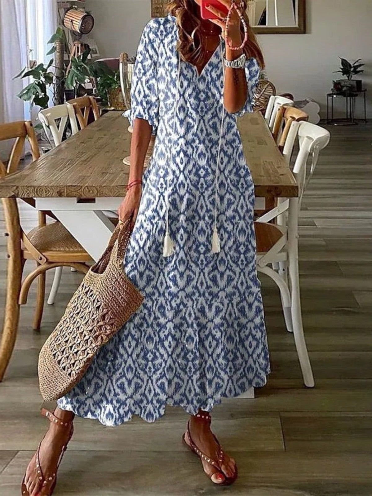 Avery | Ontspannen Boho Zomerjurk