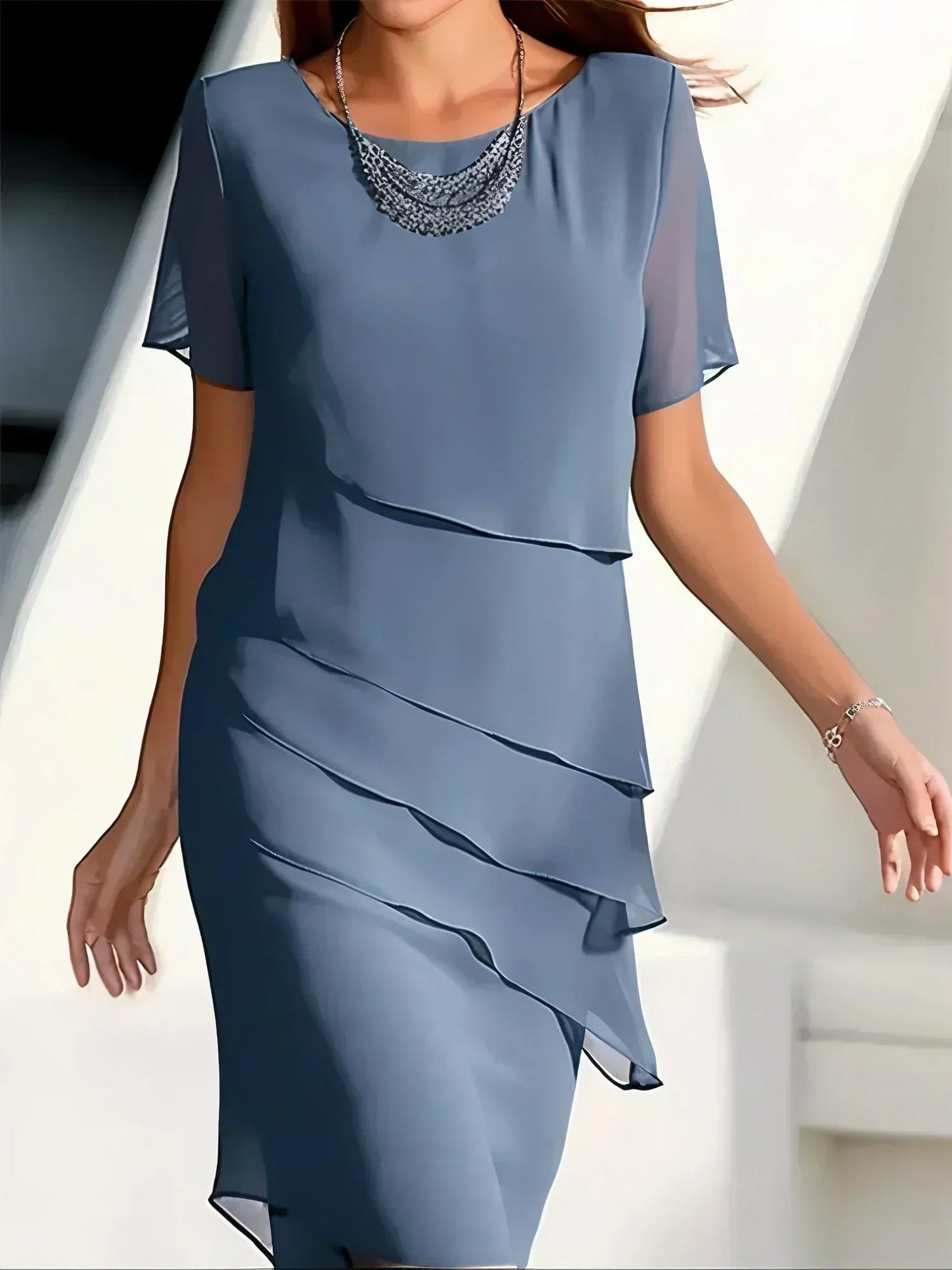 Pamela | Klassieke Elegante Dagelijkse Jurk