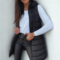 Mitchelle™ Casual Lange Mouwloze Puffer Vest