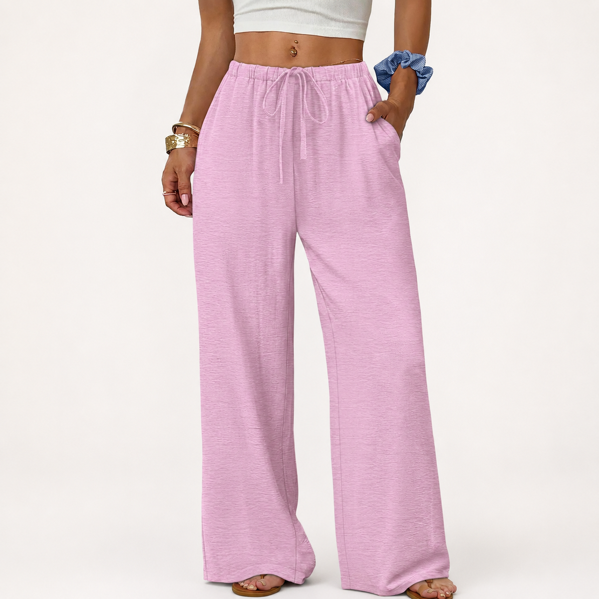 Palazzo Broek Dames | Elastische Taille