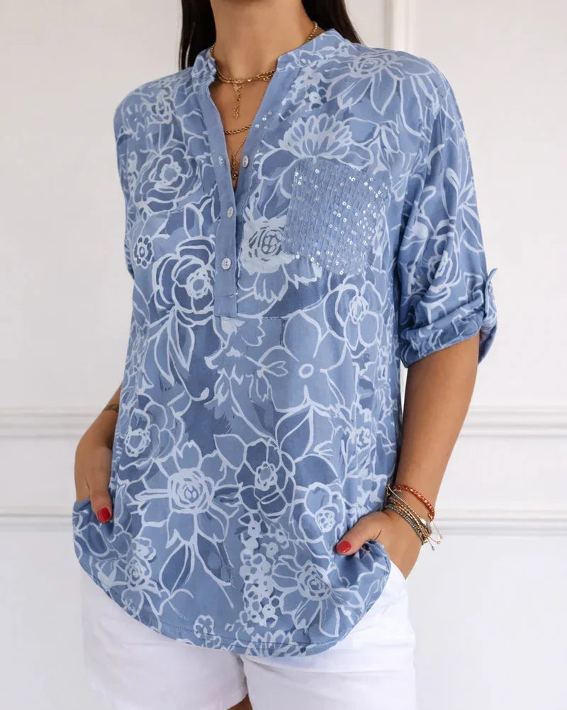 MIRELLA | ELEGANTE BLOUSE MET ZAK
