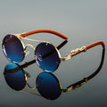 Cayden | Retro Ovale Metalen Zonnebril