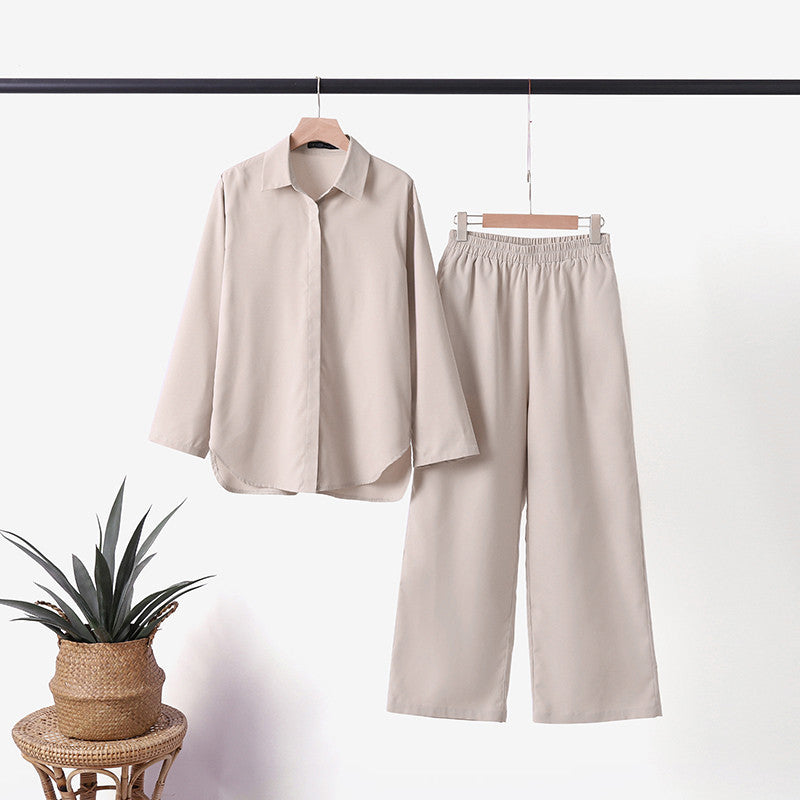 Denice™ Elegante Casual Twee Delige Set
