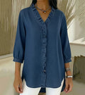 Abigail™ Elegante Denim Blouse