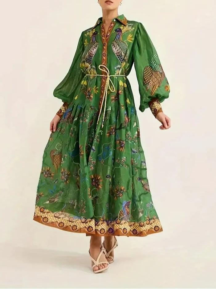 Coralie™ Maxi-jurk met Bloemenprint