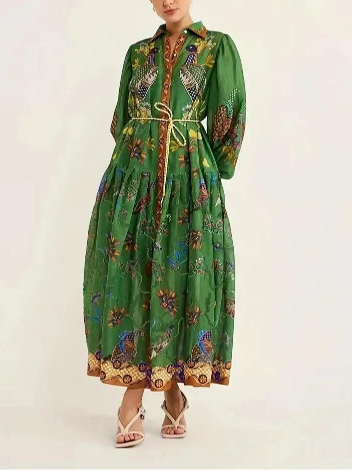 Coralie™ Maxi-jurk met Bloemenprint