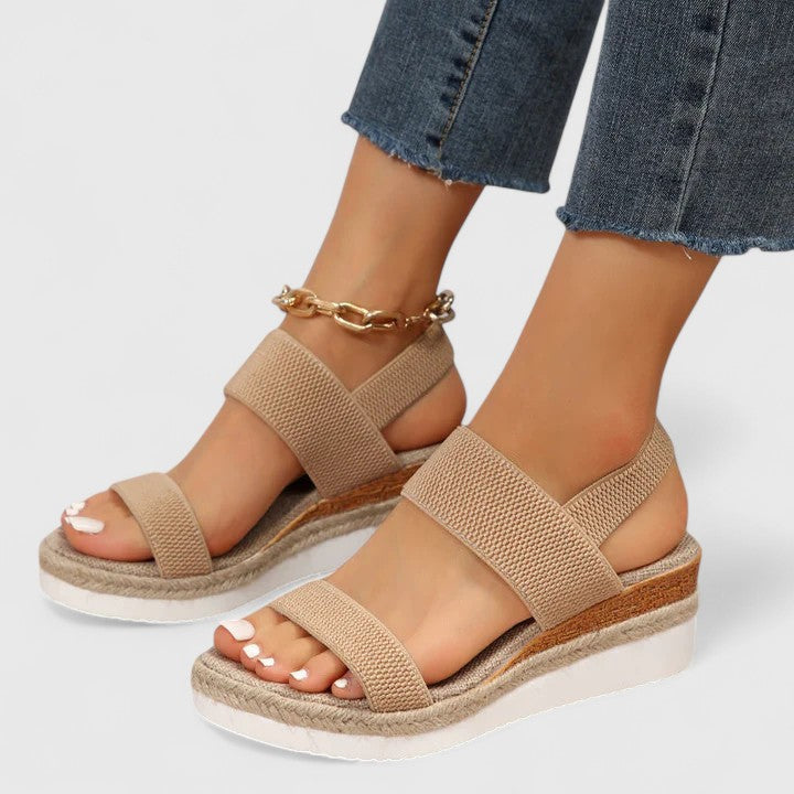 Marlene | Comfort Wedge Sandalen