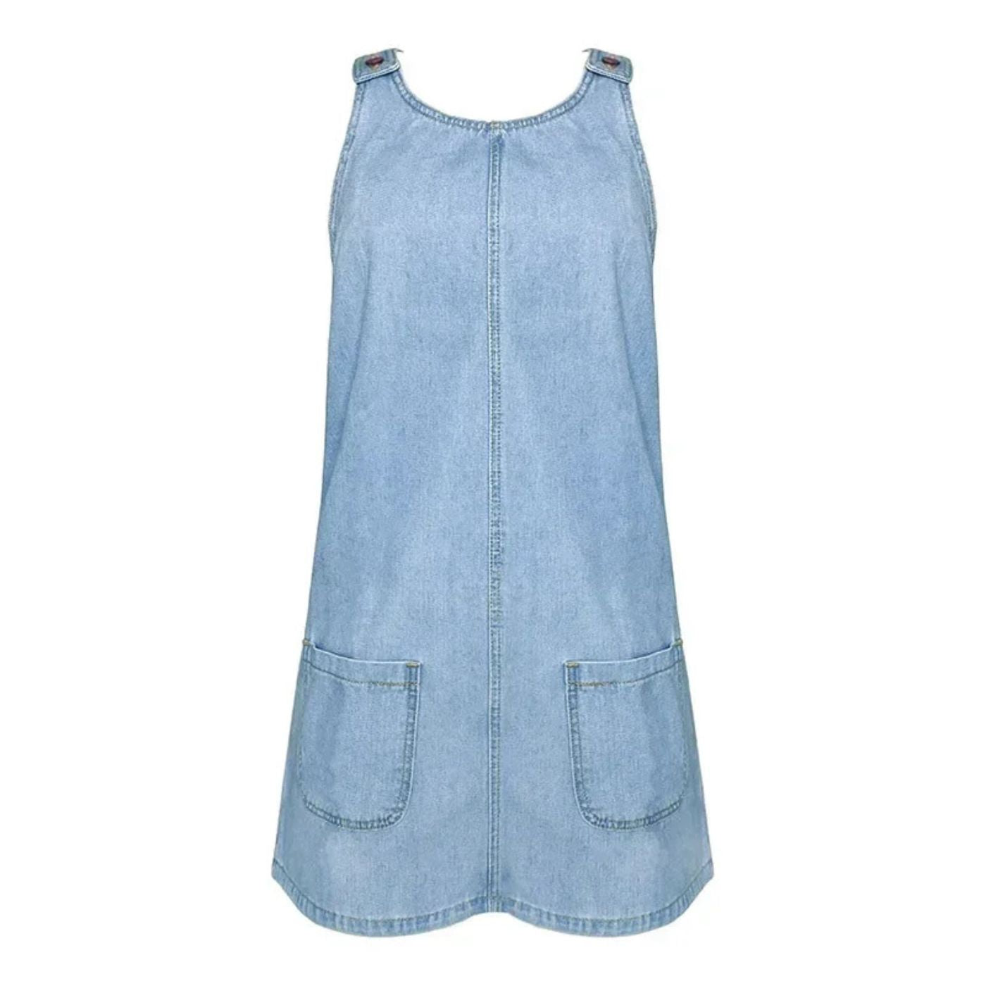Deby | Klassieke Mouwloze Denim Jurk