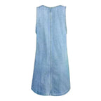 Deby | Klassieke Mouwloze Denim Jurk