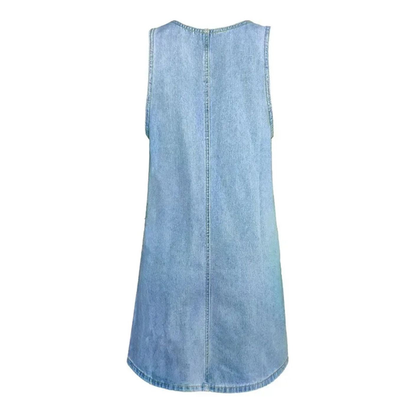 Deby | Klassieke Mouwloze Denim Jurk